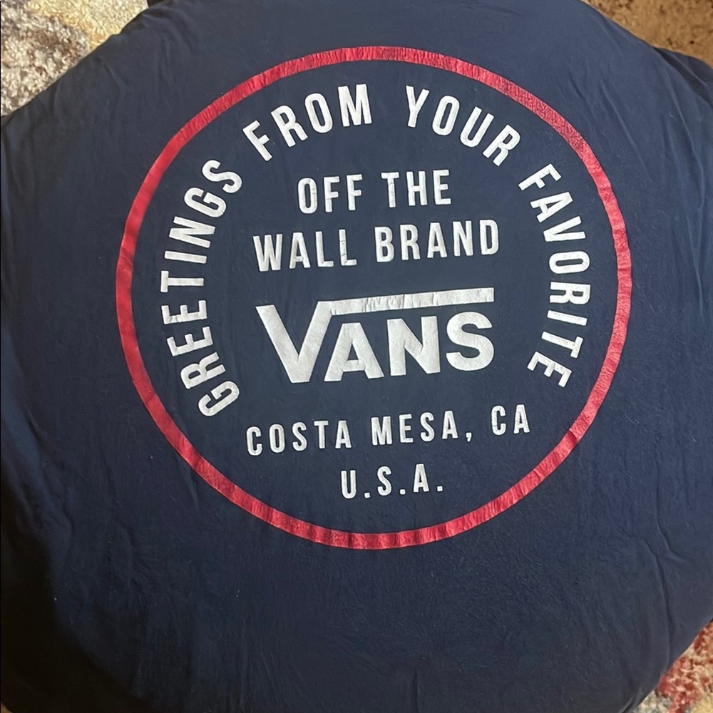 Vans Navy Blue Long Sleeve Tee